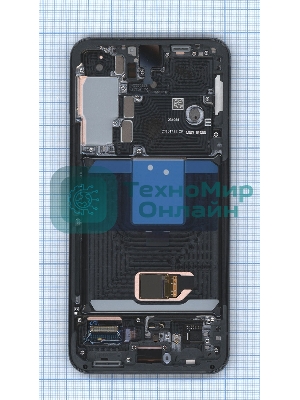 Дисплея для Samsung Galaxy S22 SM-S901B в сборе с тачскрином ServicePack, зеленый (GH82-27520С)