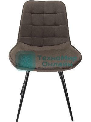 Стул для дома Бюрократ CH-K2_4 комплект 4 шт коричневый Holland 74 металл черный на ножках