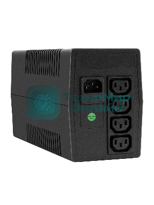 Источник бесперебойного питания ExeGate Power NB-850.LED.AVR.4C13 (850VA/510W, LED, AVR, 4*C13, батарея 12V 9Ah, черный)