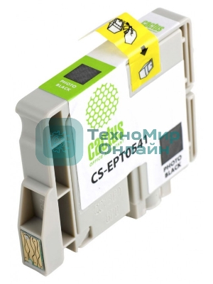 Картридж струйный Cactus CS-EPT0541 черный (16,2 мл) для Epson Stylus Photo R800/R1800