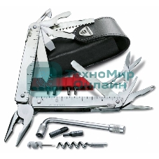 Мультитул Victorinox SwissTool X Plus (3.0338.L) 115мм 39функций серебристый карт.коробка