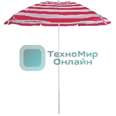 Зонт пляжный Ecos BU-68 диаметр 175 см, складная штанга 205 см