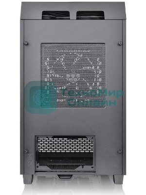 Компьютерный корпус Thermaltake The Tower 100 черный без БП ATX 2x120мм 2xUSB 3.0 1xUSB3.1 audio bott PSU