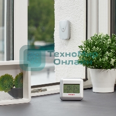Термометр электронный Rexant S3341BF с часами и беспроводным выносным датчиком