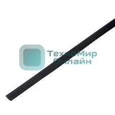 Трубка термоусаживаемая PROconnect ТУТ 40,0/20,0мм, черная упаковка 10 шт. по 1м,