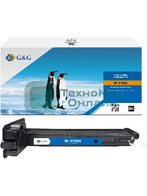 Картридж лазерный G&G GG-W1335A W1335A, черный (7400 стр.) для HP LJ MFP M437n/MFP 438n