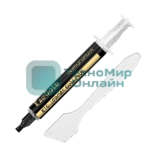 Термопаста ExeGate ETG-10WMK Gold PLUS (10,4 Вт/(м•К), 2г, шприц с лопаткой)