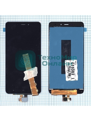 Дисплей для Xiaomi Redmi Note 4 черный