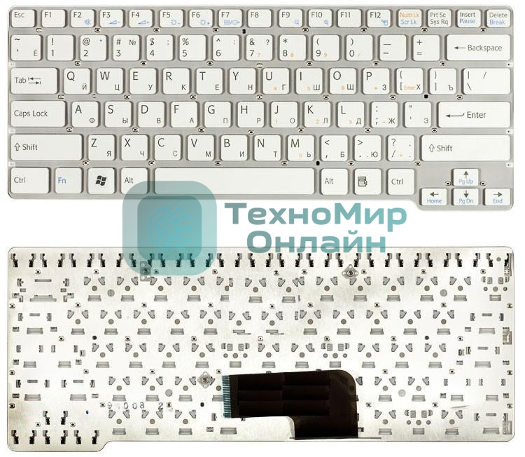 Клавиатура для ноутбука Sony Vaio VPC-CW VPCCW белый