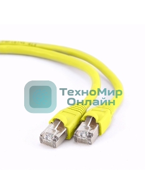 Патч-корд FTP Cablexpert cat.6, 5м, литой, многожильный, желтый