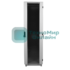 Шкаф телекоммуникационный напольный 33U (600x800) дверь стекло, черный (ШТК-М-33.6.8-1ААА-9005)