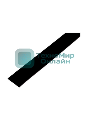 Трубка термоусадочная Rexant 30.0/15.0 1 м черный