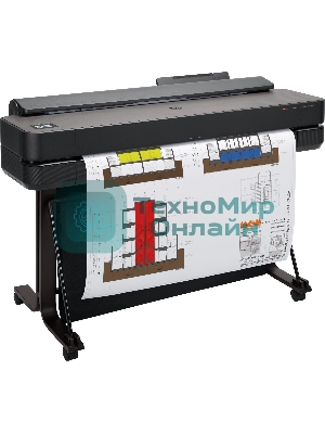 Плоттер струйный HP Designjet T650 (5HB10A), A0, 36