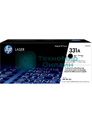 Картридж лазерный HP 331A черный для LJ M408, 5 000 стр.