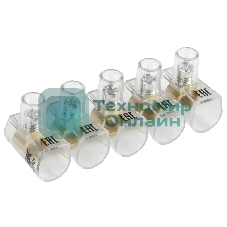 Зажим винтовой концевой изолированный IEK КЗВИ 10 мм2 (5x1)