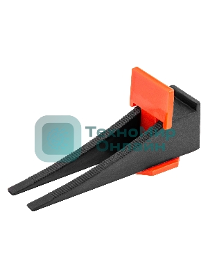 Система выравнивания плитки Сибртех (СВП), комплект: зажимы, клинья (40/40 шт) в пакете