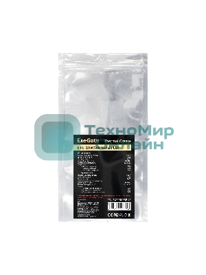 Термопаста ExeGate ETG-10WMK Gold PLUS (10,4 Вт/(м•К), 2г, шприц с лопаткой)