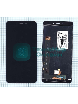 Дисплей для Xiaomi Redmi Note 4 черный