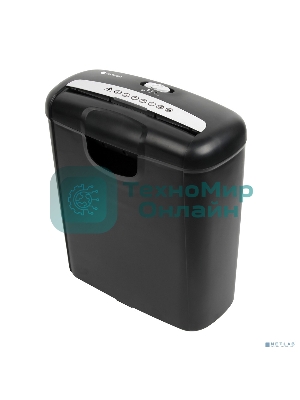 Шредер ГЕЛЕОС УД10-2, DIN P-2 (2 ур-нь секр.), полоса 5,8мм, 8 лист (70г/м2), пл.карты/скобы, 10 литров