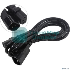 Кабель монитор-компьютер (UPS->уст-во) ExeGate Special EC-1,8S (С13->С14) 3x0.5, CCA, 1.8м