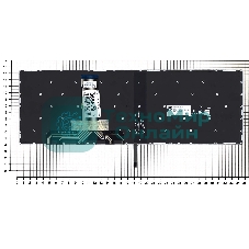 Клавиатура для ноутбука Lenovo Legion Y520 Y520-15IKB черная без рамки, белый подсветка