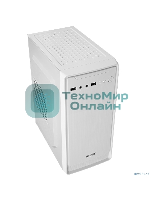 Компьютерный корпус MiniTower Ginzzu B185 White mATX,2xUSB 2.0, белый,w/o PSU, w/o fan (Ginzzu B185)