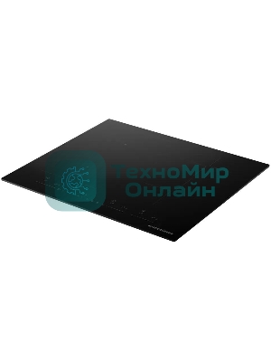Варочная панель Kuppersberg ICI 616 60 см, индукция, High-Tech, inverter, прямой край, 9 уровней мощности, бустер, Stop and Go, Bridge zone, автоматическое отключение, таймер, индикатор остаточного тепла, сенсорное/слайдерное управление, черный