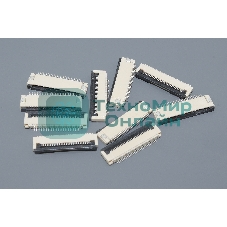 Разъем FPC Flip-Lock 0510-28RLGF 28 pin высота 1мм шаг 0,5мм 10 шт