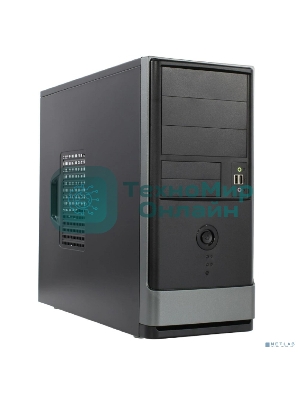 Компьютерный корпус Case INWIN EAR-002 черный/графитовый (ATX, 600W,U3.0*2+U2.0*2+A(HD) PM-600ATX-F