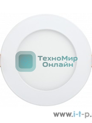 Светильник IEK LDVO0-1602-1-7-K02 ДВО 1602 белый круг LED 7Вт 4000К IP20 алюм. корпус, диам 120 мм