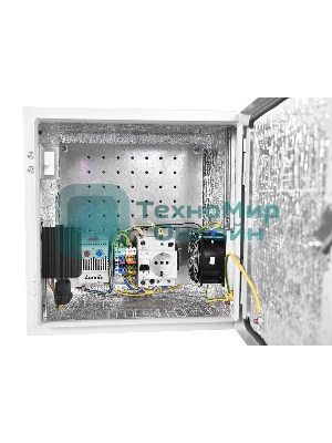 Шкаф ЭКОНОМ уличный всепогодный настенный укомплектованный (В400 Ш400 Г250), комплектация T1-IP54