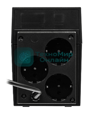 Источник бесперебойного питания Powercom Raptor RPT-600A EURO 360Вт 600ВА черный