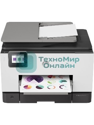 МФУ струйное HP Officejet Pro 9023 AiO (1MR70B), A4, цветной, до 24 стр/мин. (ч/б) до 20 стр/мин. (цвет), скан. до 15 стр/мин. (ч/б) 8 стр/мин. (цвет), 1200x1200dpi, USB, RJ-45, Wi-Fi, Air Print