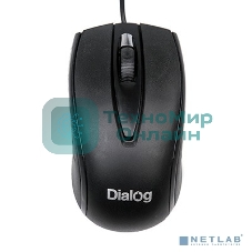 Мышь проводная Dialog Comfort MOС-17U черный, 1200 dpi, USB, кнопки - 3