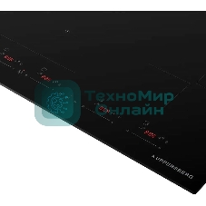 Варочная панель Kuppersberg ICI 616 60 см, индукция, High-Tech, inverter, прямой край, 9 уровней мощности, бустер, Stop and Go, Bridge zone, автоматическое отключение, таймер, индикатор остаточного тепла, сенсорное/слайдерное управление, черный