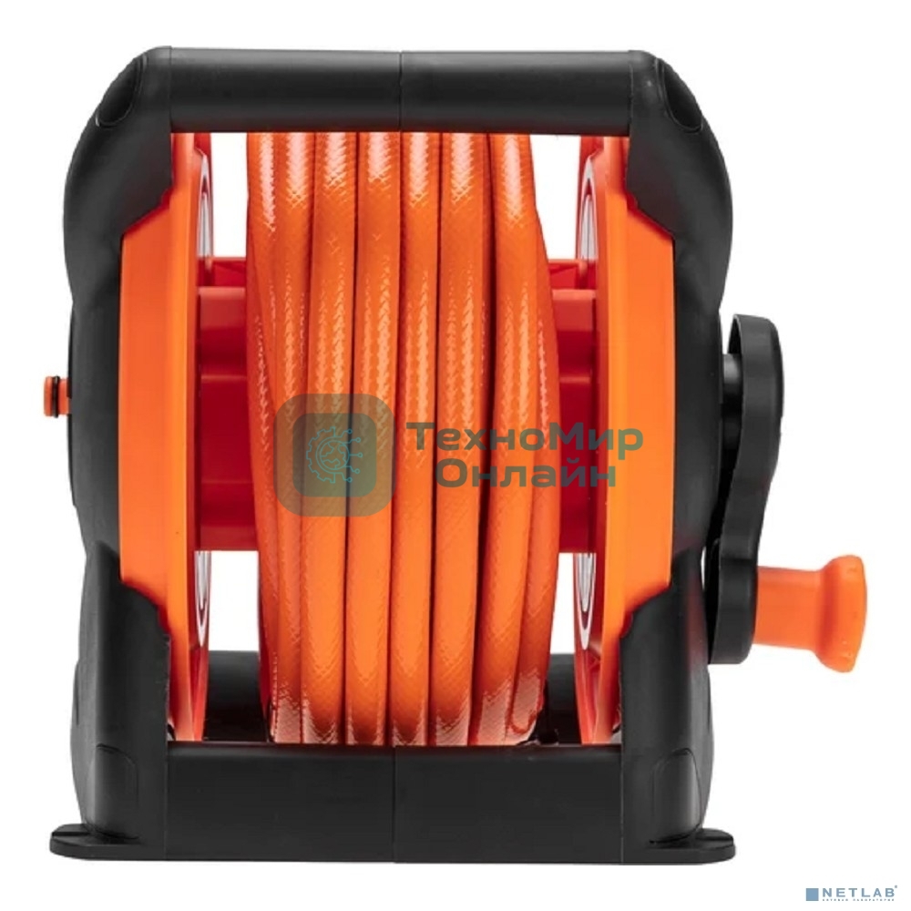 Катушка со шлангом 1/2дюйм 15м 3 коннектора 1 распылитель ЧЕТЫРЕ СЕЗОНА 62-0267