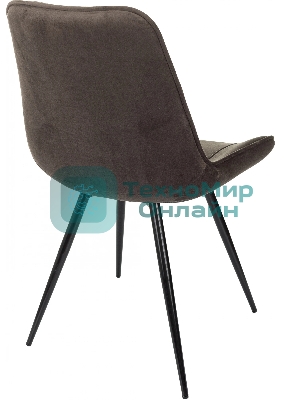 Стул для дома Бюрократ CH-K2_4 комплект 4 шт коричневый Holland 74 металл черный на ножках