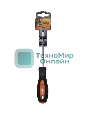 Отвертка шлицевая SL5, 100 мм