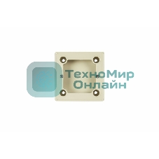 Бокс для накладного монтажа электроустановочных изделий Rexant, BN-01, бежевый