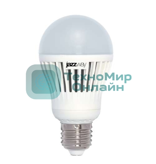 Лампа светодиодная JazzWay PLED-ECO-A60 7Вт грушевидная 3000К теплый белый E27 570лм 230В