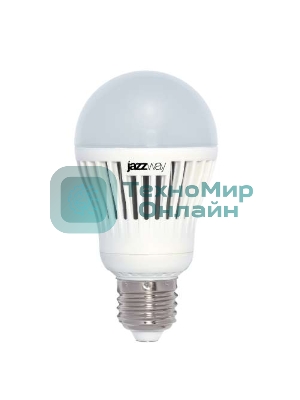 Лампа светодиодная JazzWay PLED-ECO-A60 7Вт грушевидная 3000К теплый белый E27 570лм 230В