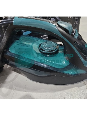 (Поврежденный товар) Утюг Hyundai H-SI01221 3000 Вт черный/зеленый [См.описание!]