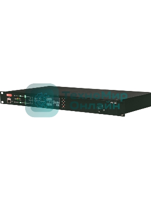 Автоматический ввод резерва ELEMY RACK ATS, 1U, 220В, 32А, OLED, Ethernet, in (2) IEC309, out (2) C19 (9) C13