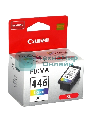 Картридж струйный Canon CL-446XL (8284B001) для Canon PIXMA MG2440/2540. Цветной, 300 стр.