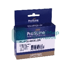 Картридж струйный ProfiLine PL-PGI-480XLBK для принтеров Canon Pixma TR7540/TR8540/TS6140/TS6240/TS8140/TS8240/TS9140 с чернилами Black
