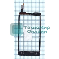 Сенсорное стекло (тачскрин) для Lenovo A766 черное