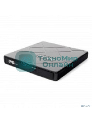 Оптический привод внешний со встроенным кардридером и хабом Gembird DVD-USB-04 пластик, черный