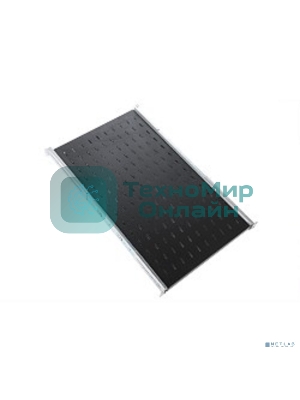 Полка перфорированная ЦМО выдвижная с телескопическими направляющими, глубина 620 мм, черный (ТСВ-62-9005)