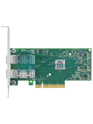 Сетевая карта ConnectX-4 Lx EN network interface card, 25GbE dual-port SFP28, PCIe3.0 x8, tall bracket, SR-IOV, TCP/UDP, MPLS, VxLAN, NVGRE, GENEVE, iSER, NFS RDMA, SMB Direct, ROHS R6