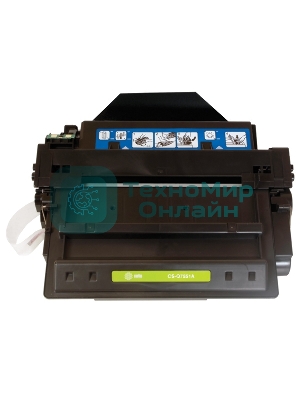 Картридж лазерный Cactus CS-Q7551A черный (6500 стр.) для HP Laser Jet P3005/M3027 mfp/M3035 mfp.